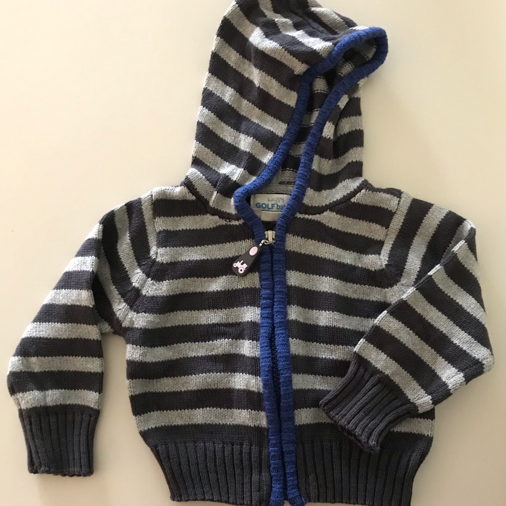 Golf baby sweater